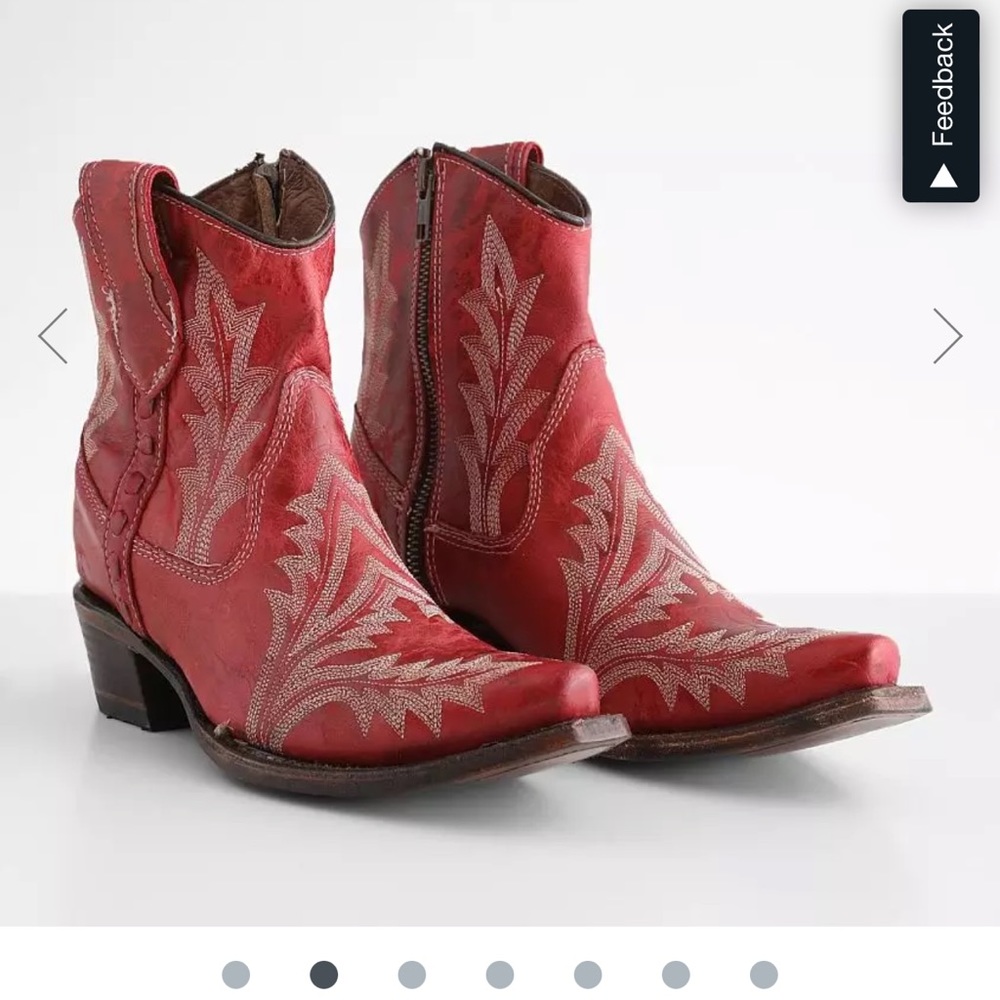 Corral Black Boots, Size 8